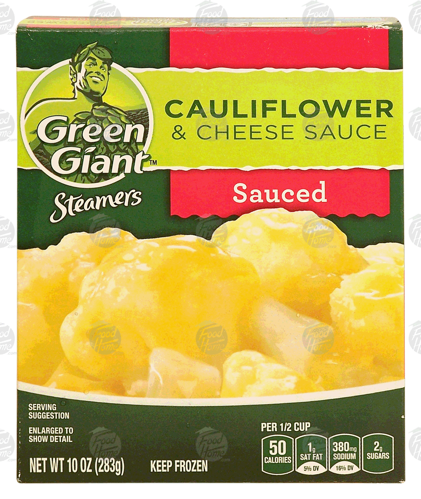 Green Giant Steamers cauliflower & cheese sauce Full-Size Picture